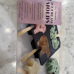 Williams Sonoma Animal Ice Cream Molds - Pink, Green, Brown